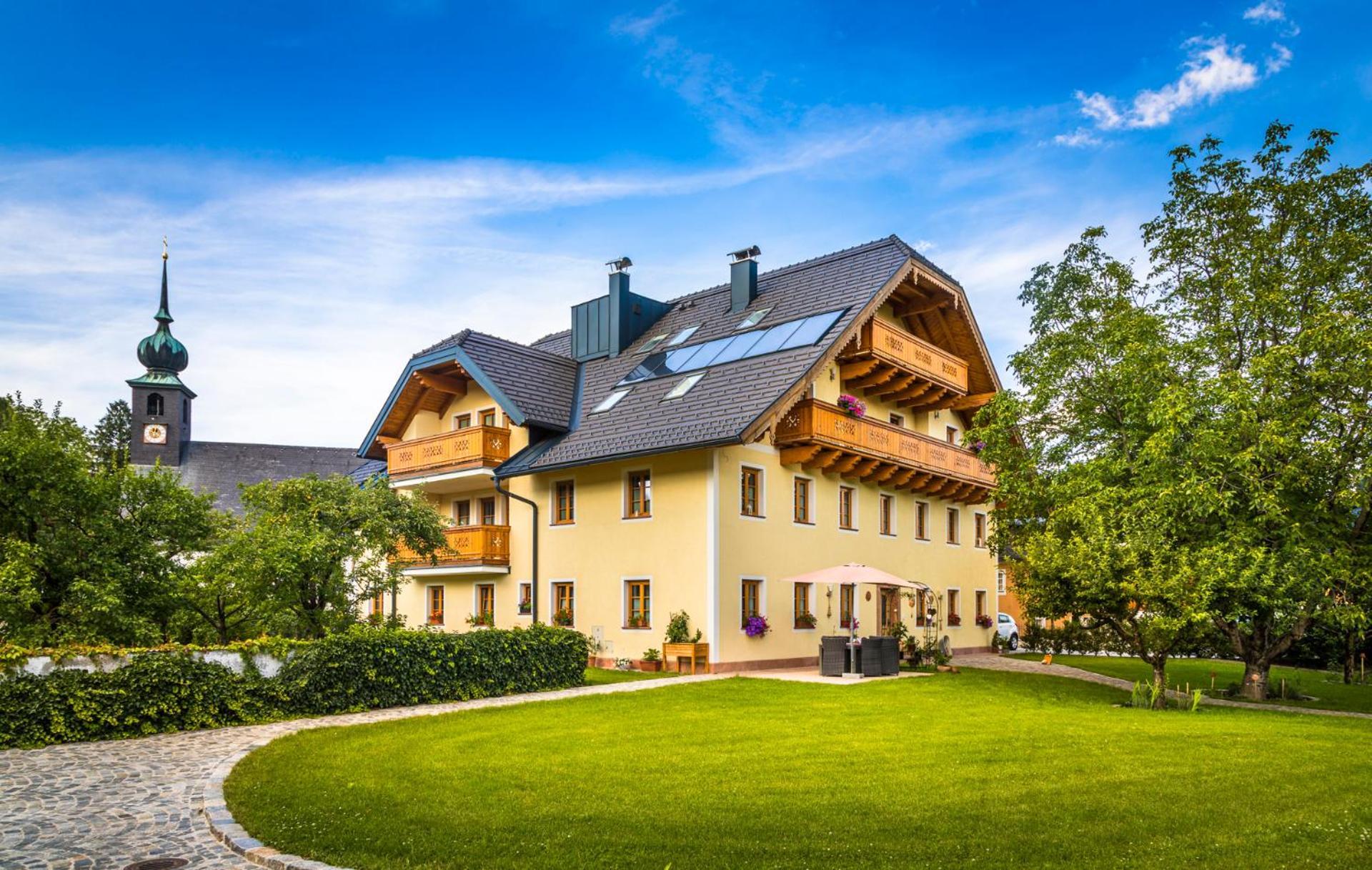 Landhaus Appartement Seidenwebergut Anif Bei Salzburg Niederalm المظهر الخارجي الصورة