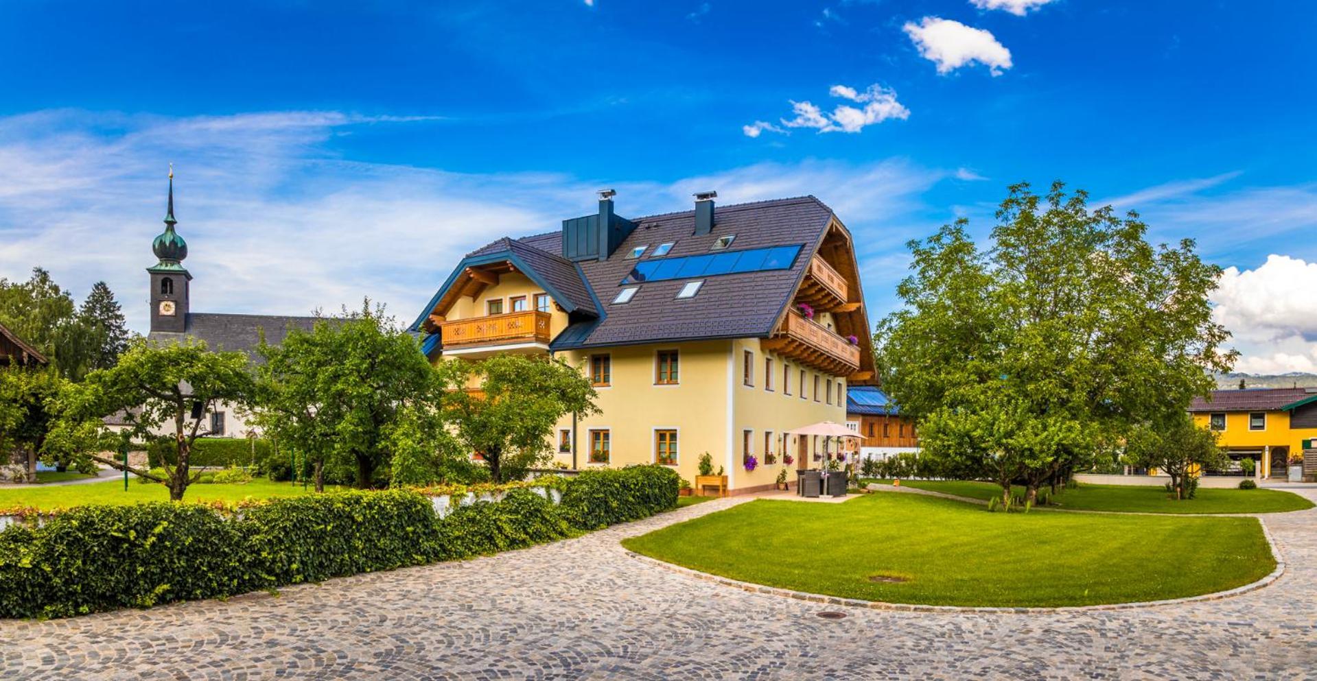 Landhaus Appartement Seidenwebergut Anif Bei Salzburg Niederalm المظهر الخارجي الصورة