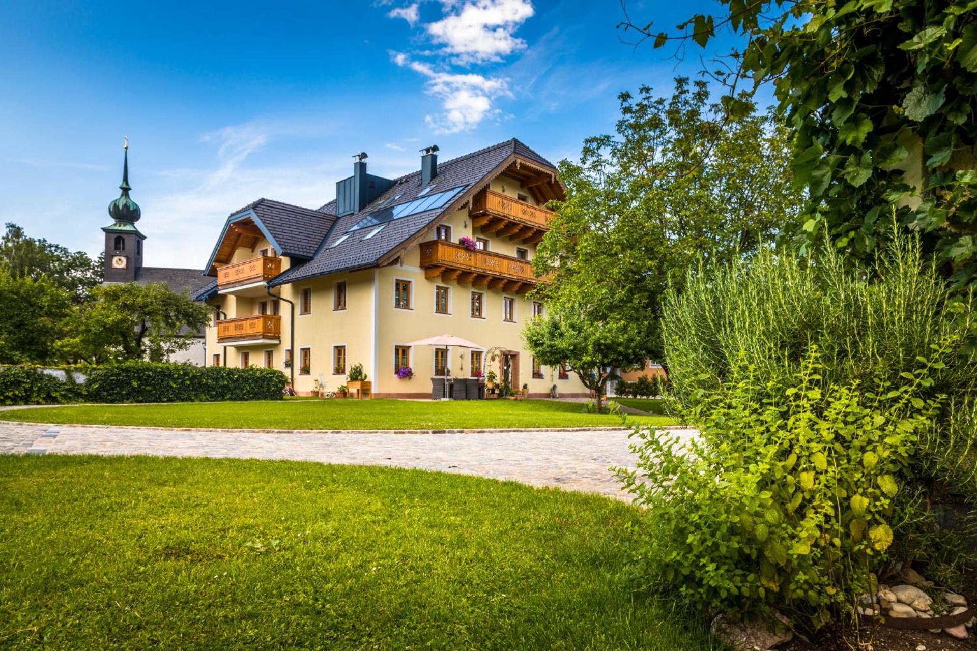 Landhaus Appartement Seidenwebergut Anif Bei Salzburg Niederalm المظهر الخارجي الصورة